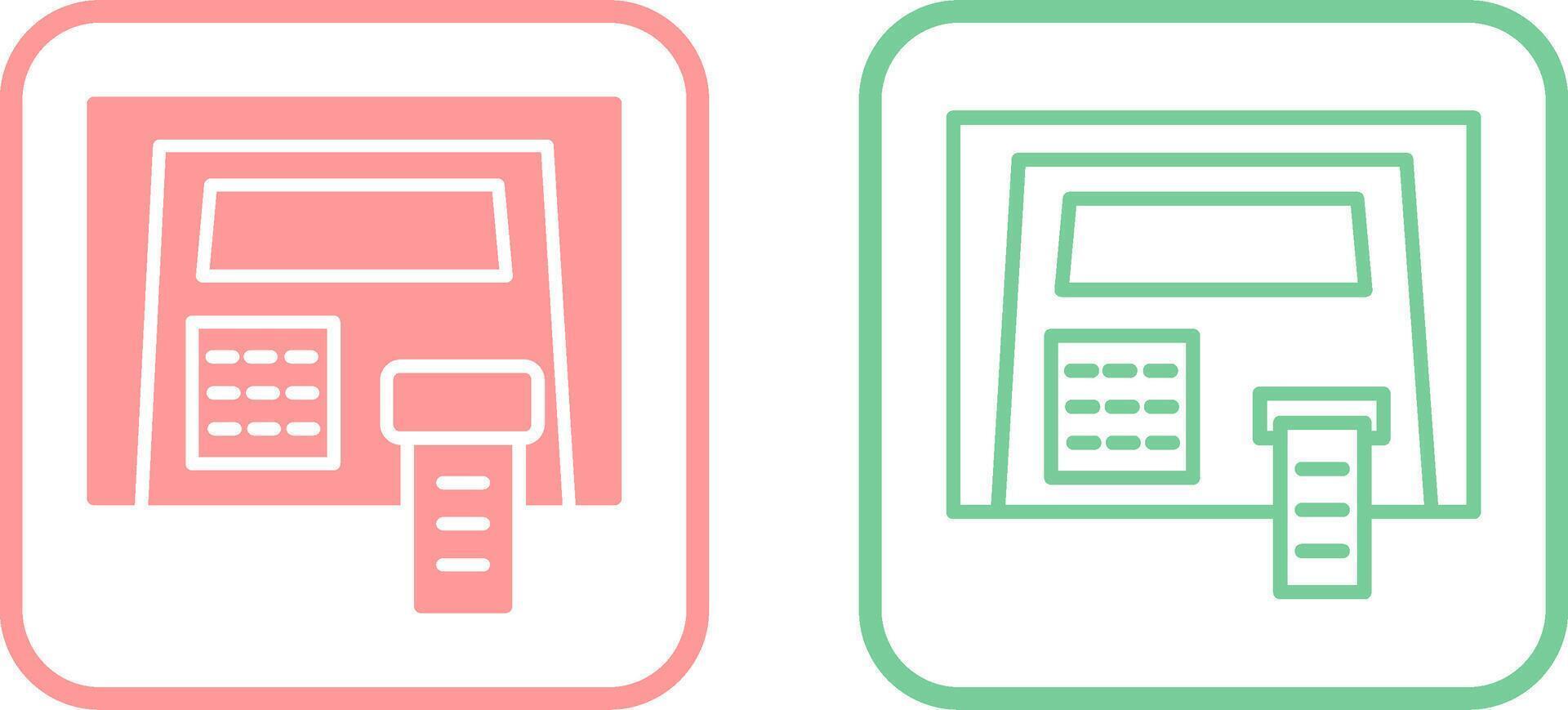 ATM Machine Vector Icon