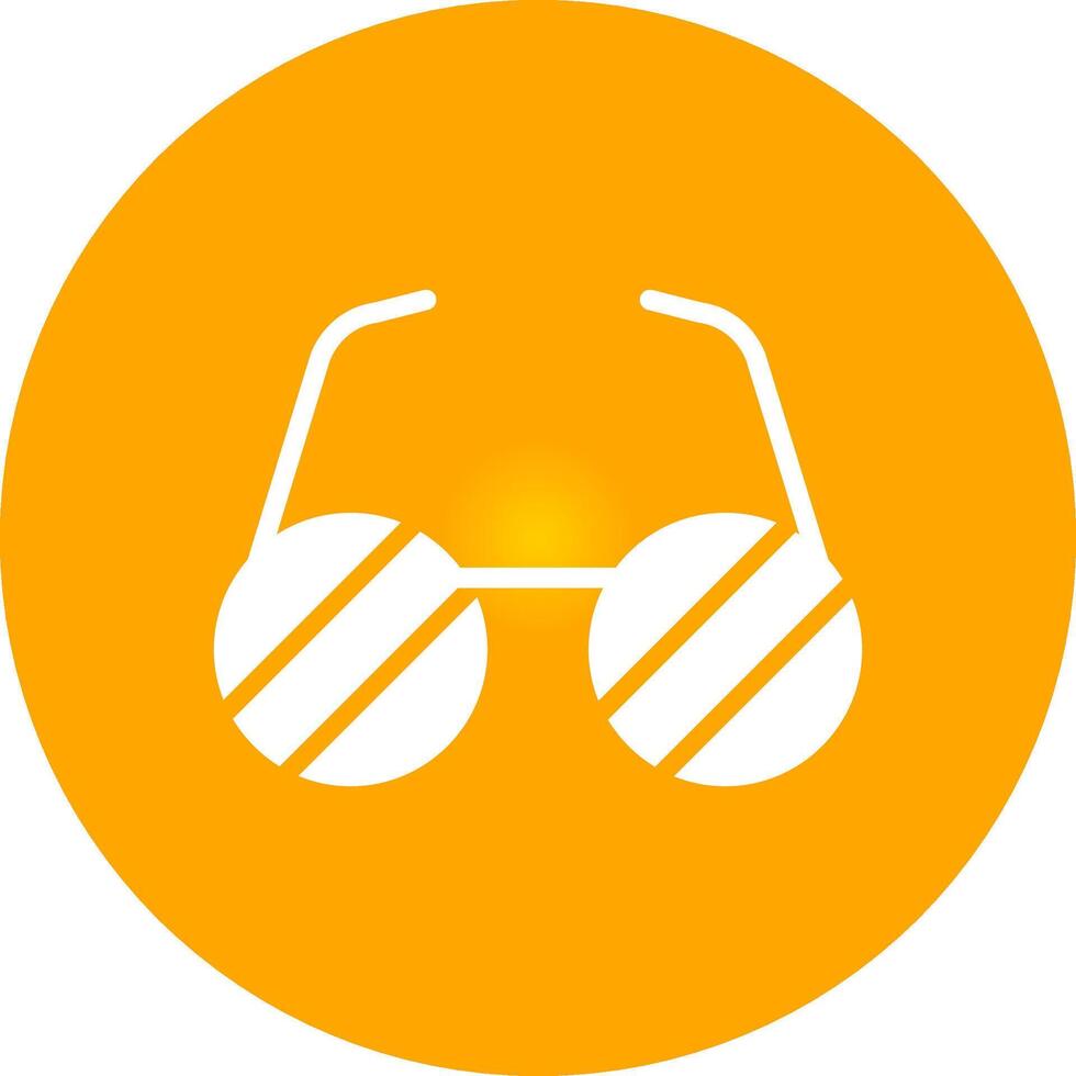 Star Glasses Creative Icon Design vector