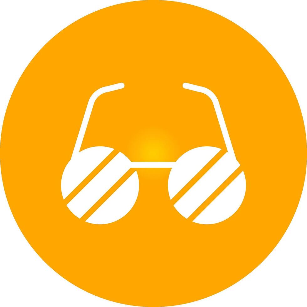 diseño de icono creativo de gafas de estrella vector