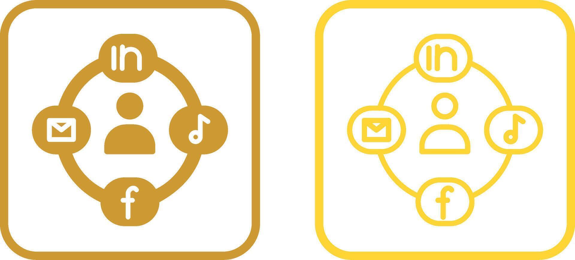 Social Circle Vector Icon