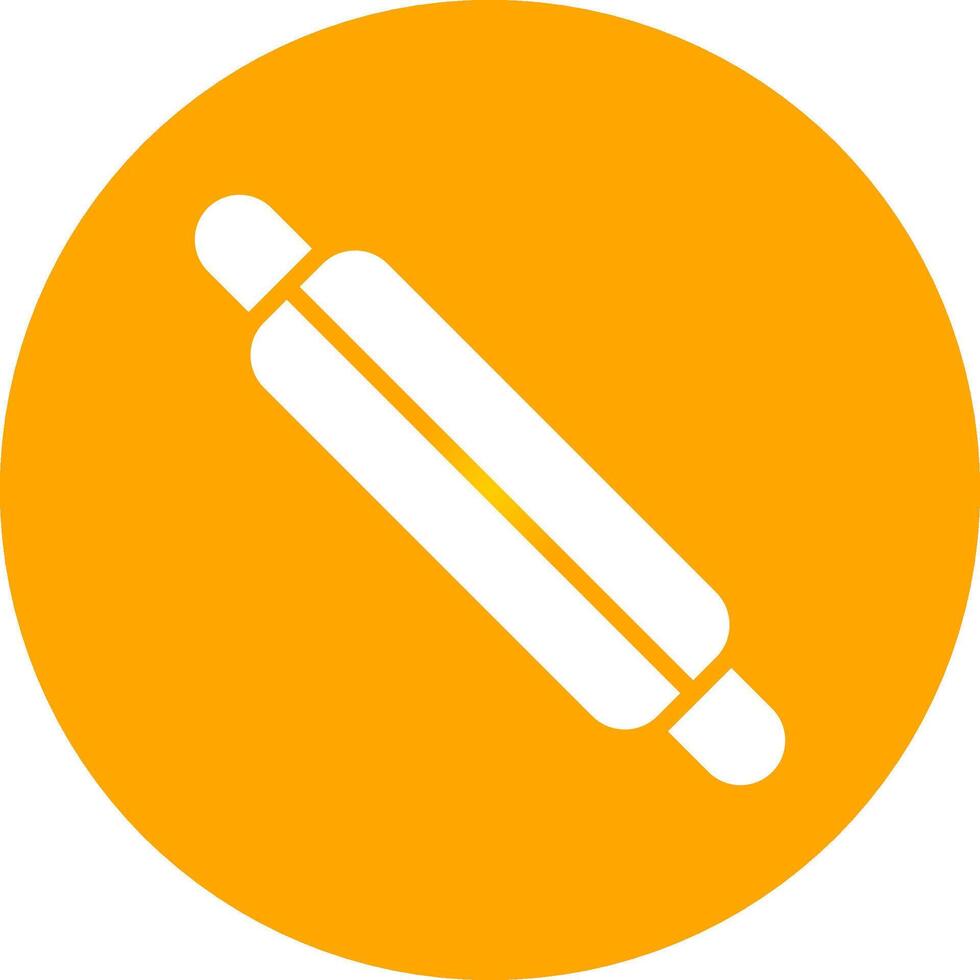 Rolling Pin Creative Icon Design vector