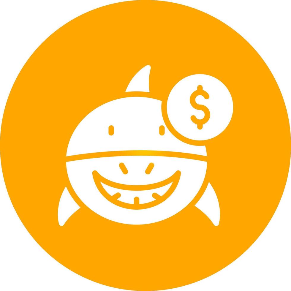 Loan Shark Creative Icon Design vector