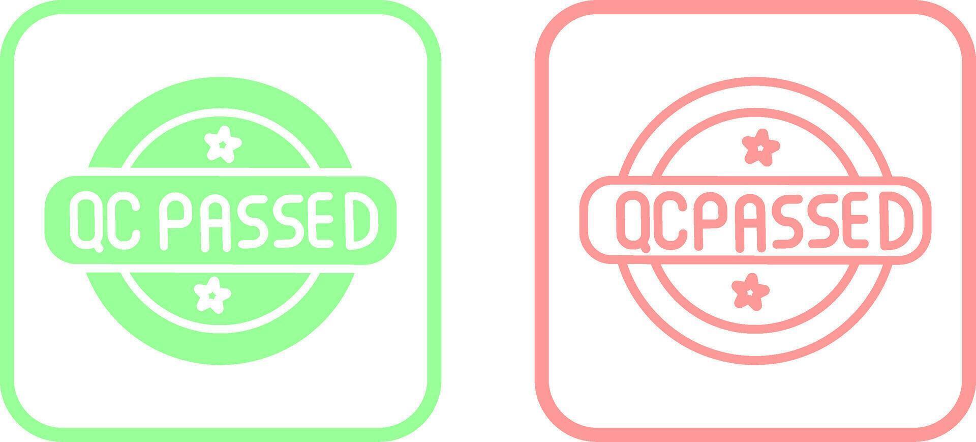 QC Passed Vector Icon