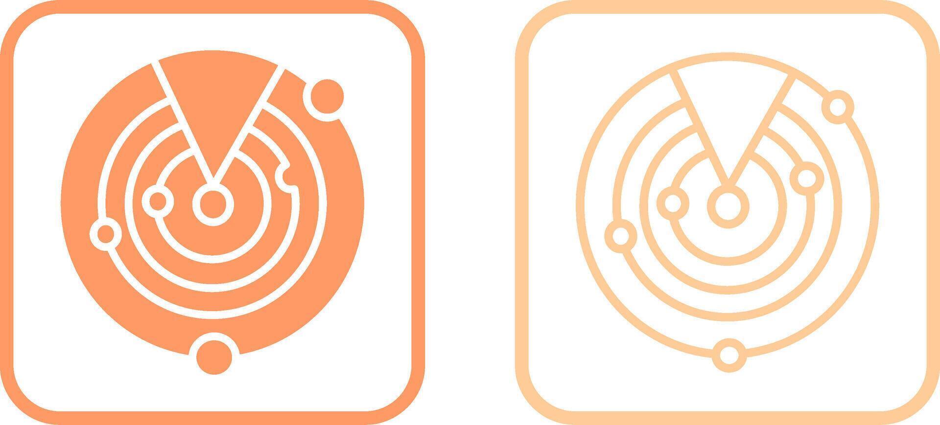 Radar Screen Vector Icon