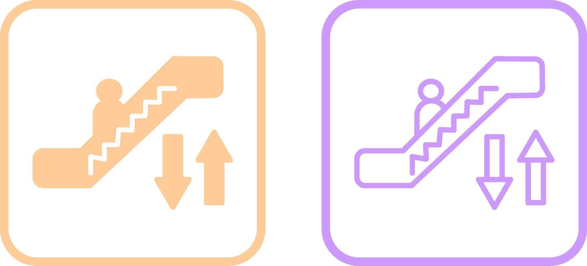 Escalator Vector Icon