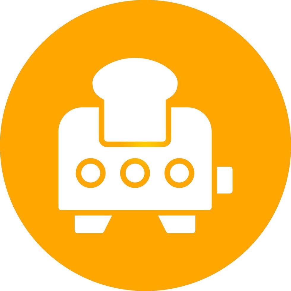 Toaster Creative Icon Design vector