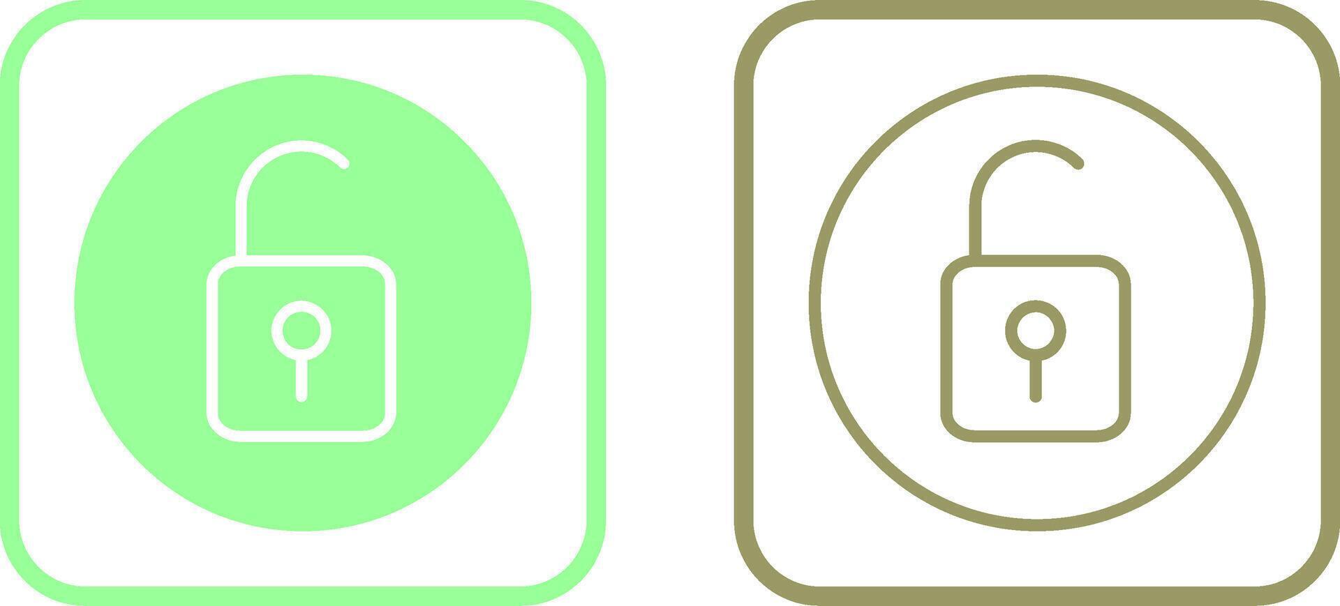 Open Lock Vector Icon