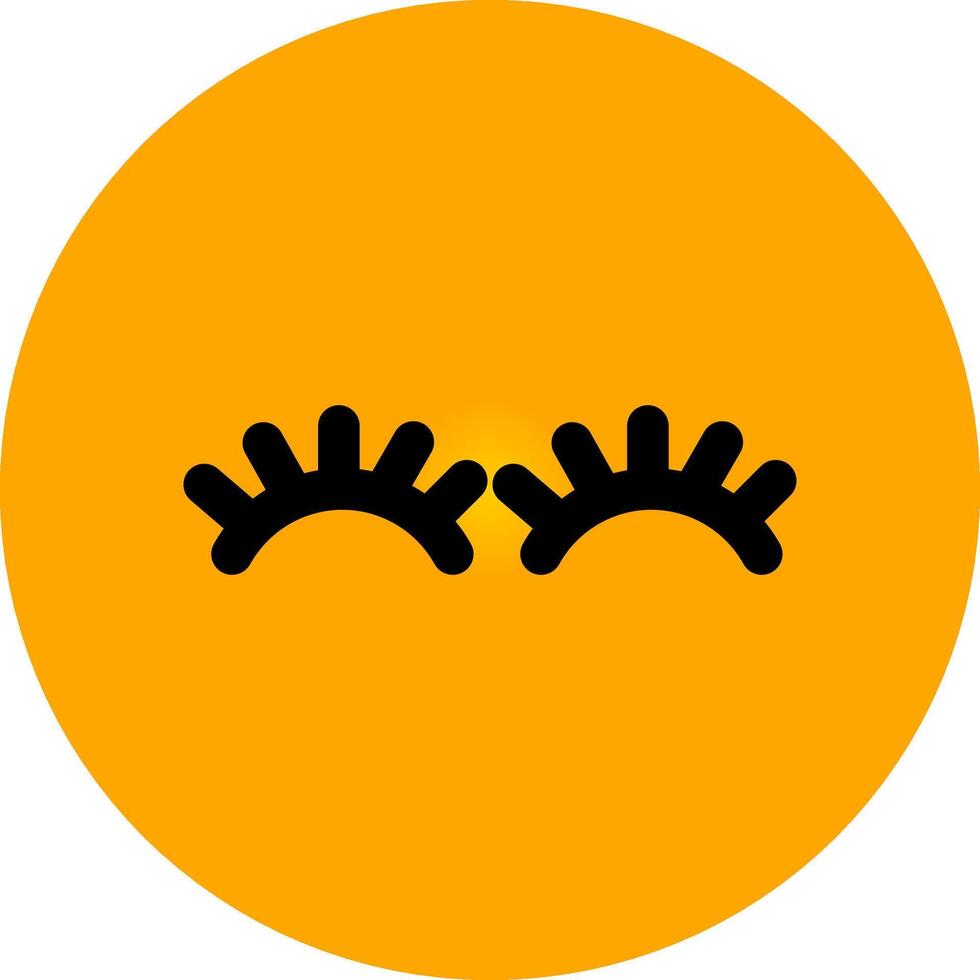 Eyelashes Creative Icon Design vector