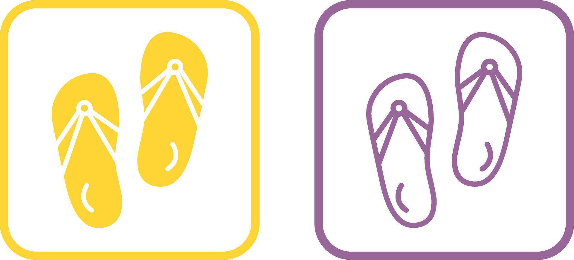 Slippers Vector Icon