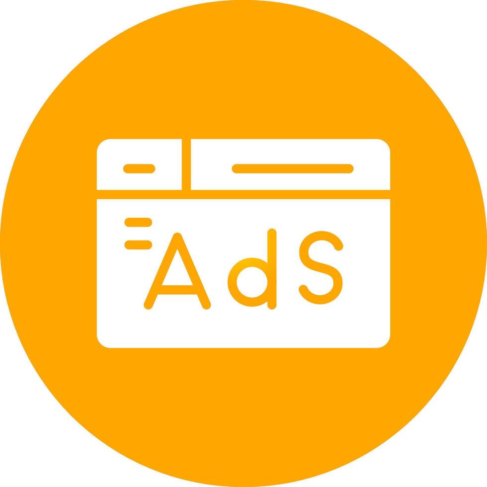 Advertising Creative Icon Design vector