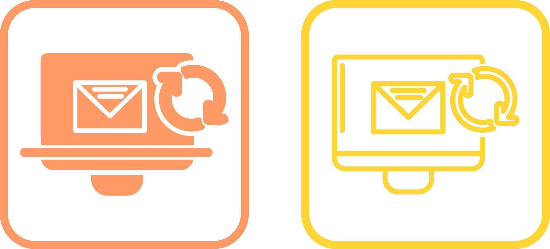 Refresh Mail Vector Icon