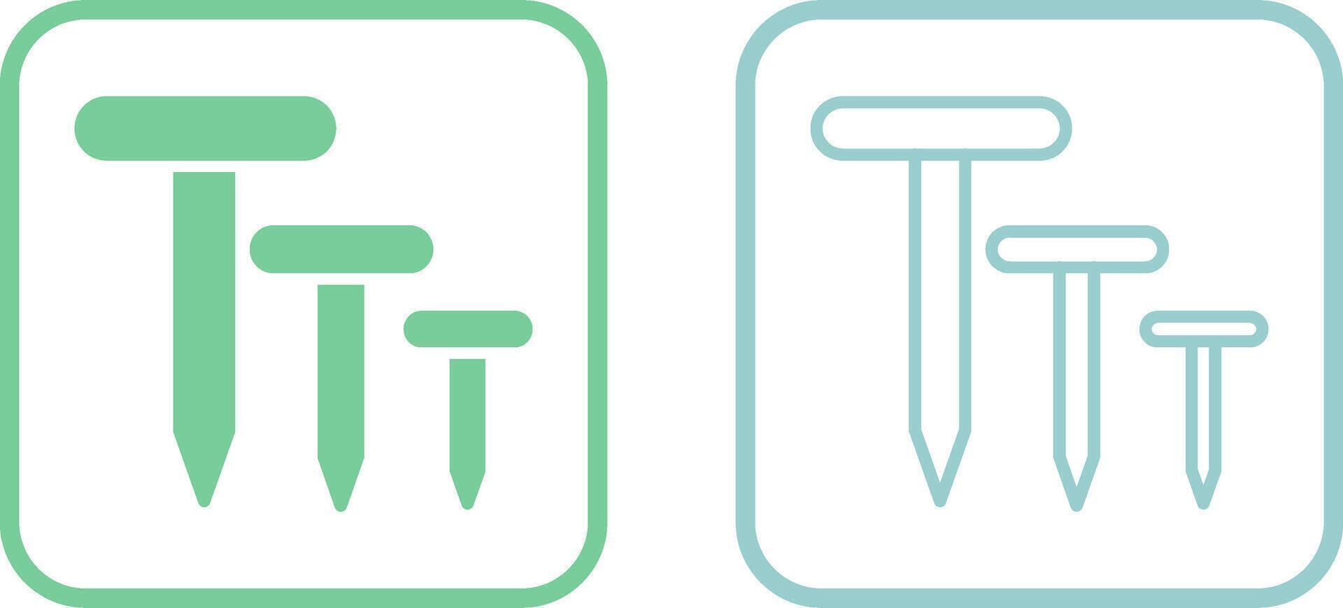 Nail Vector Icon