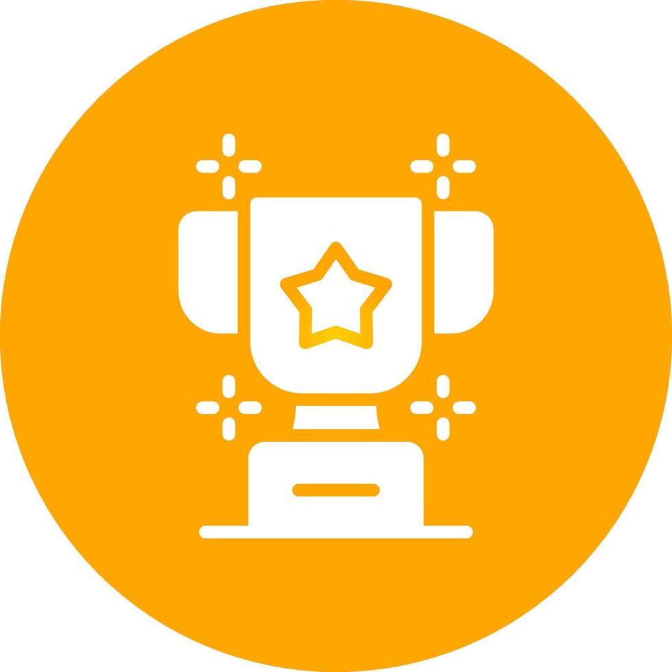 Trophy Creative Icon Design vector