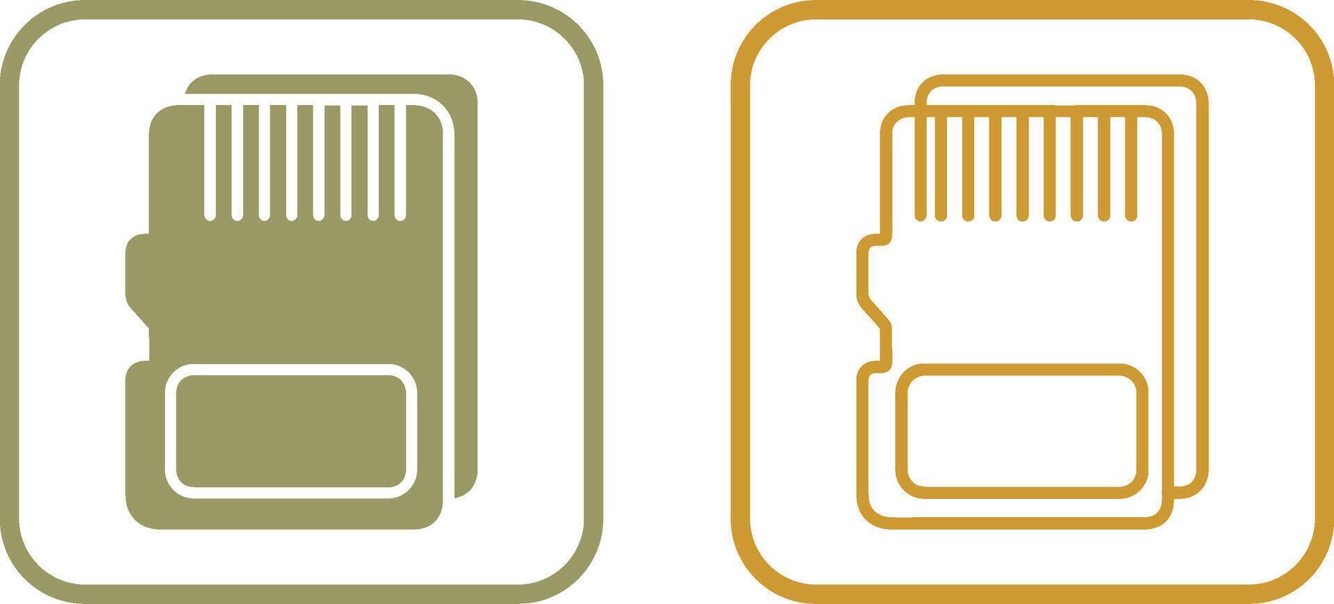 SD Card Vector Icon