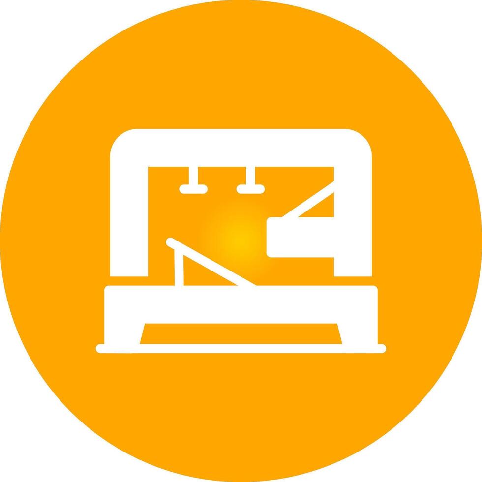 Pilates Tower Creative Icon Design vector
