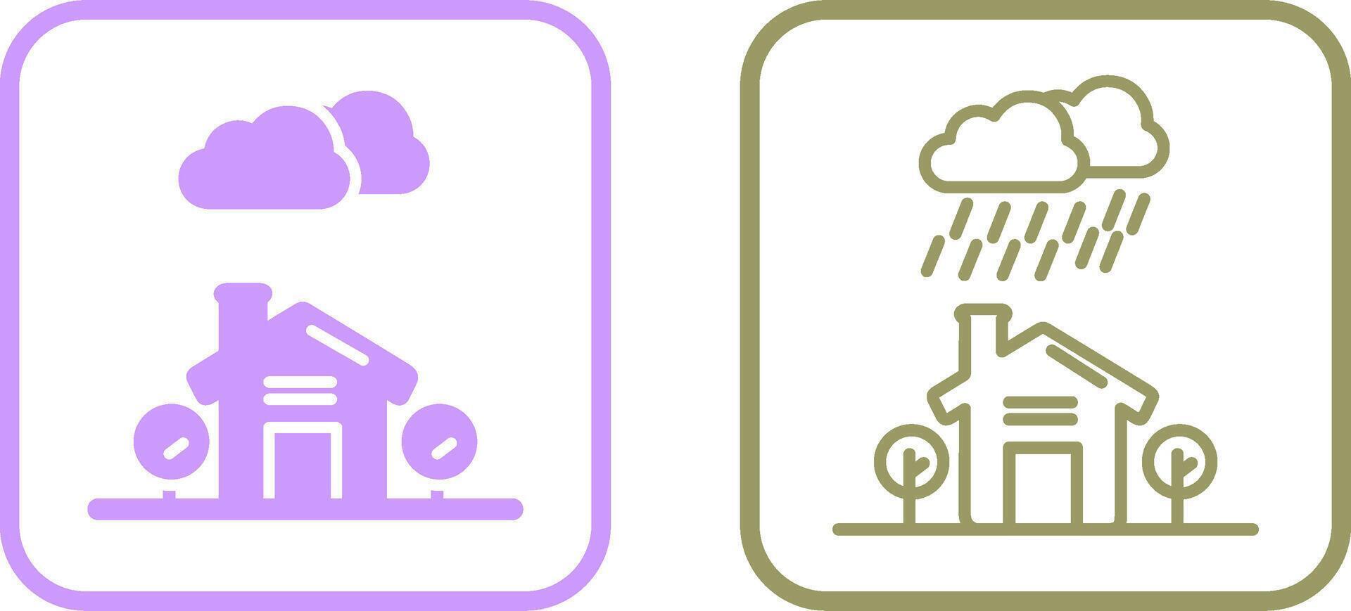 Rain Vector Icon