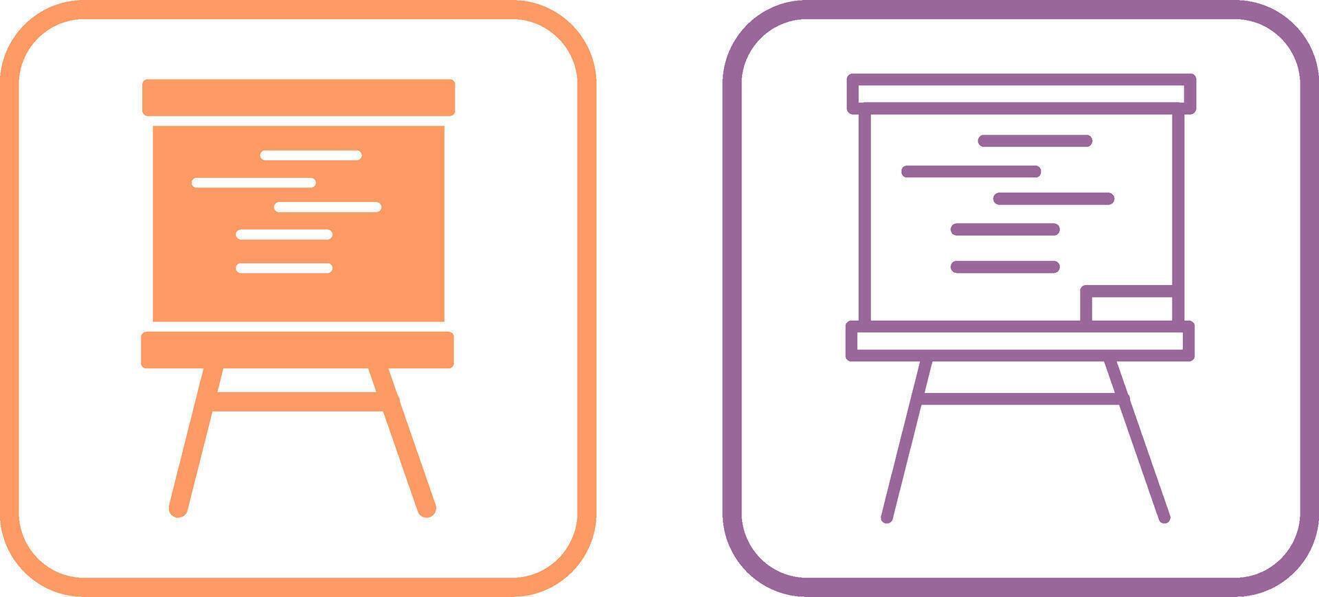 Whiteboard Vector Icon