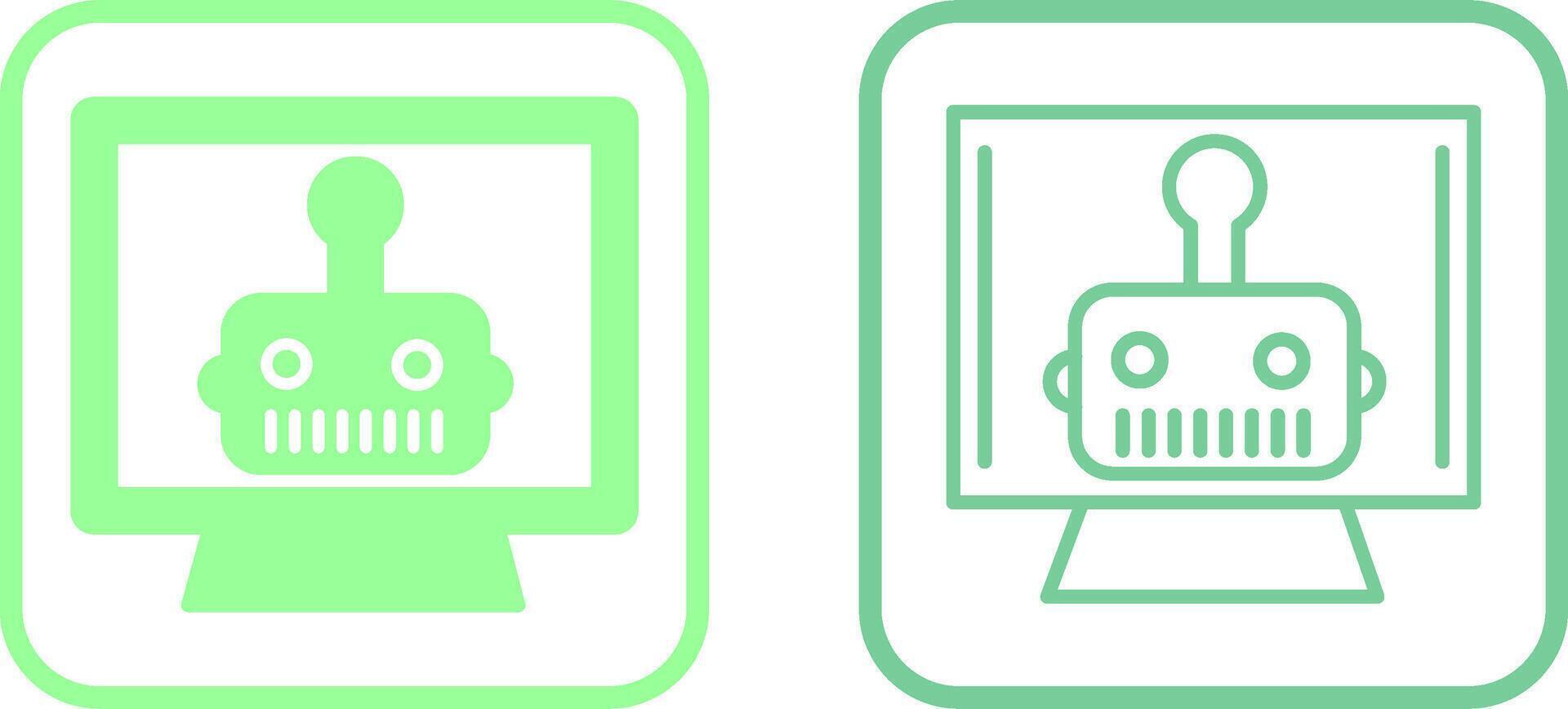 Artificial Bot Vector Icon