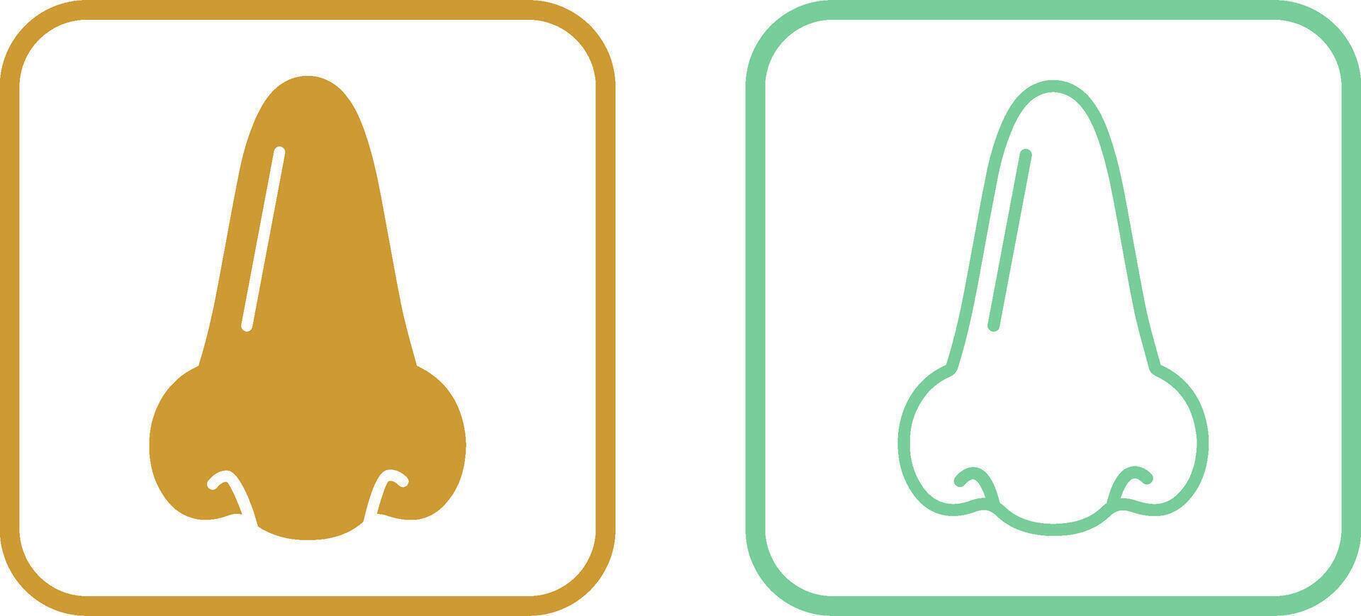 Nose Vector Icon