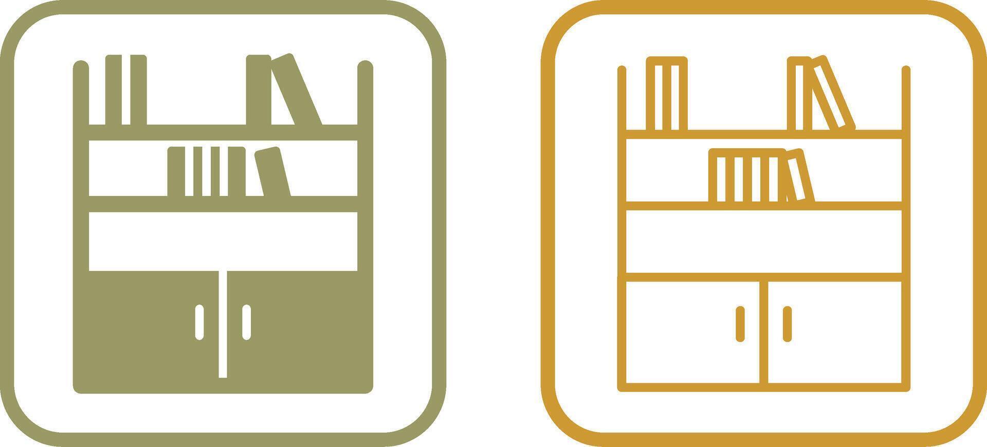 Book Shelf Vector Icon