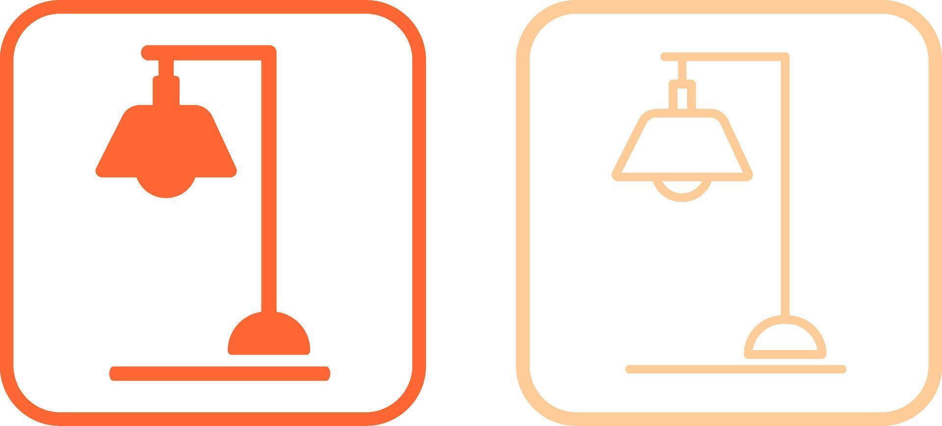 Lamps Stand Vector Icon