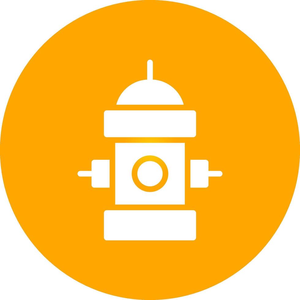 Fire Hydrant Creative Icon Design vector