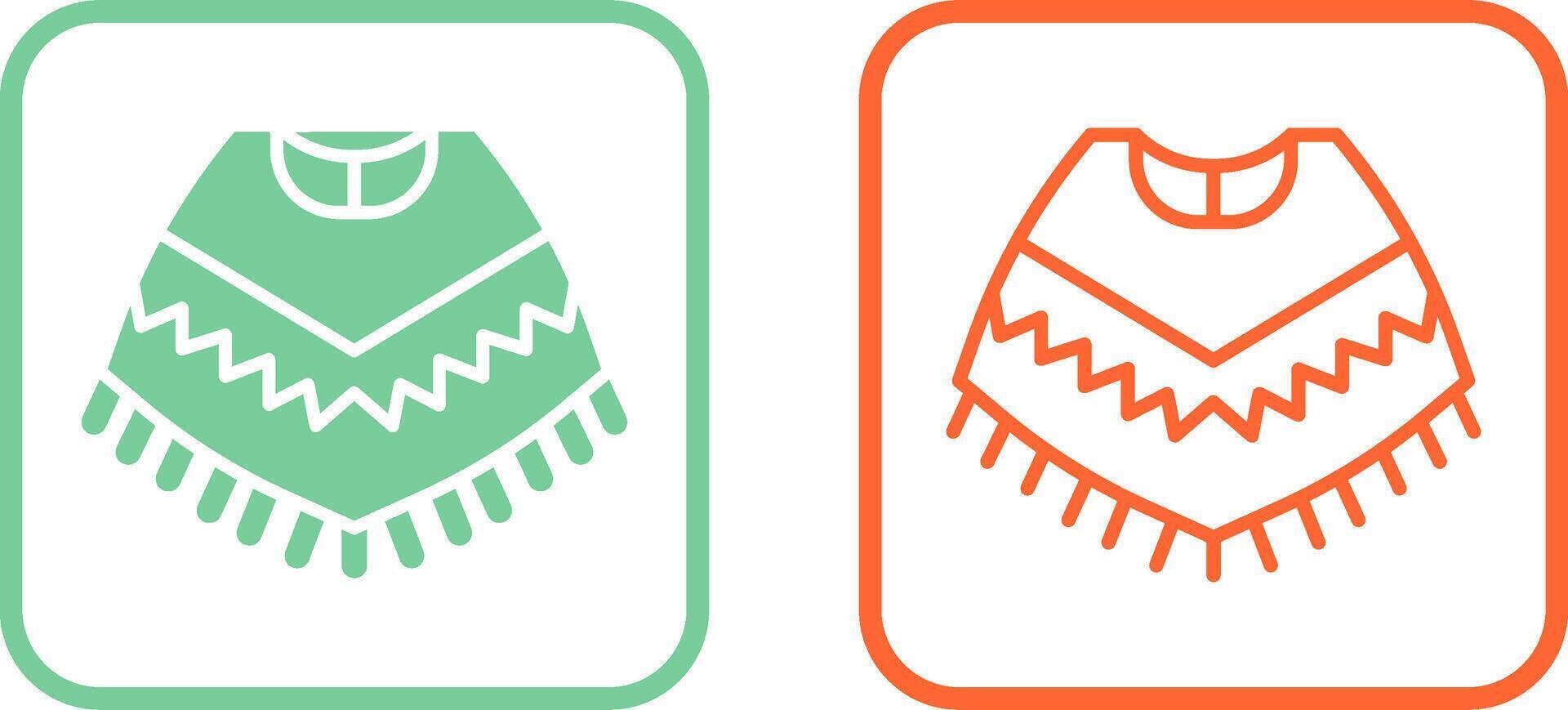 Poncho Vector Icon