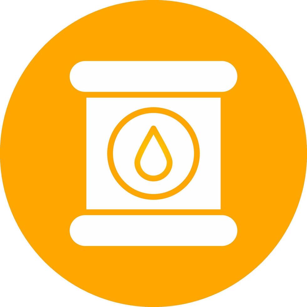 Waste Oil Creative Icon Design vector