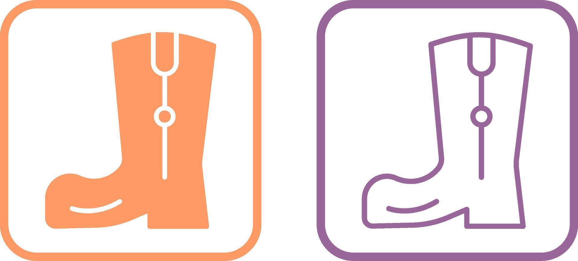 Cowboy Boot Vector Icon