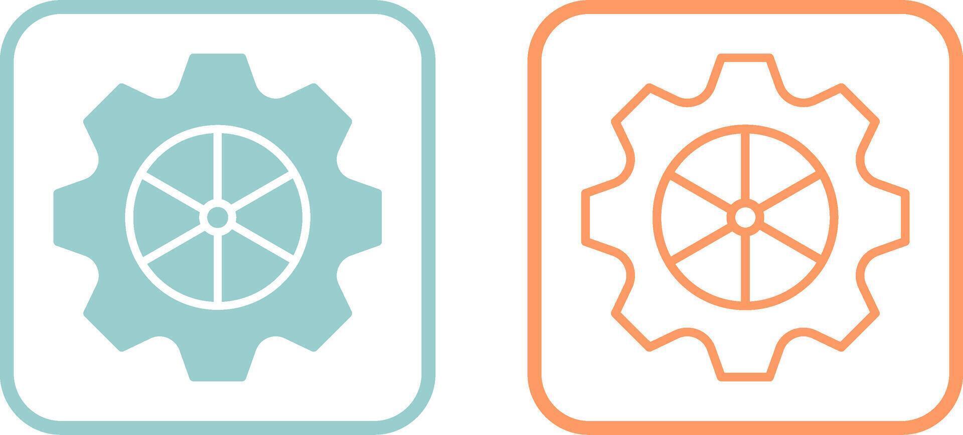 Wheel Vector Icon