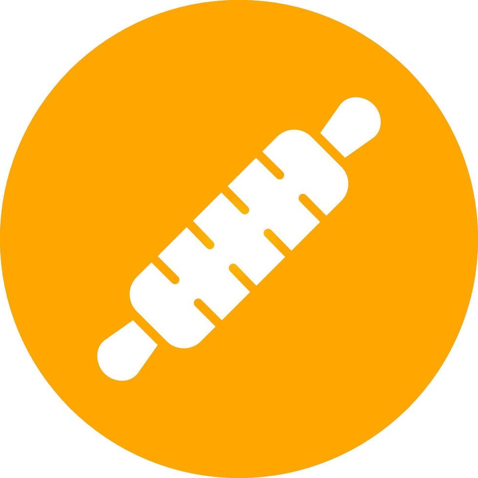Rolling Pin Creative Icon Design vector