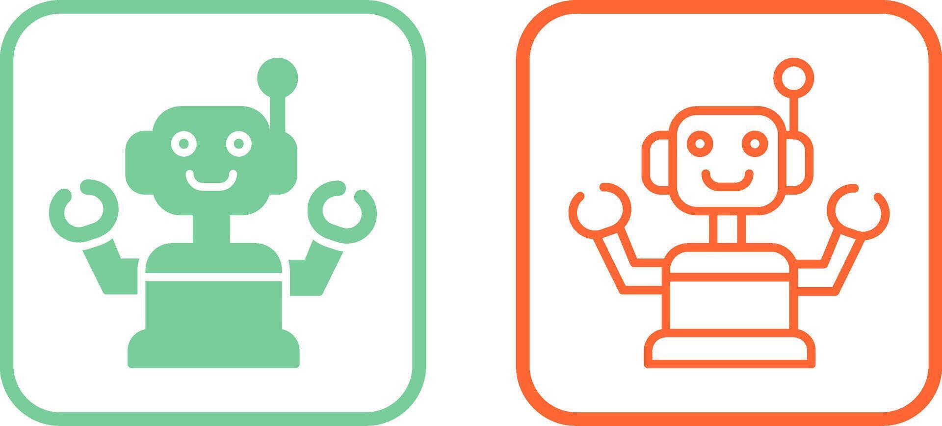 Industrial Robot III Vector Icon