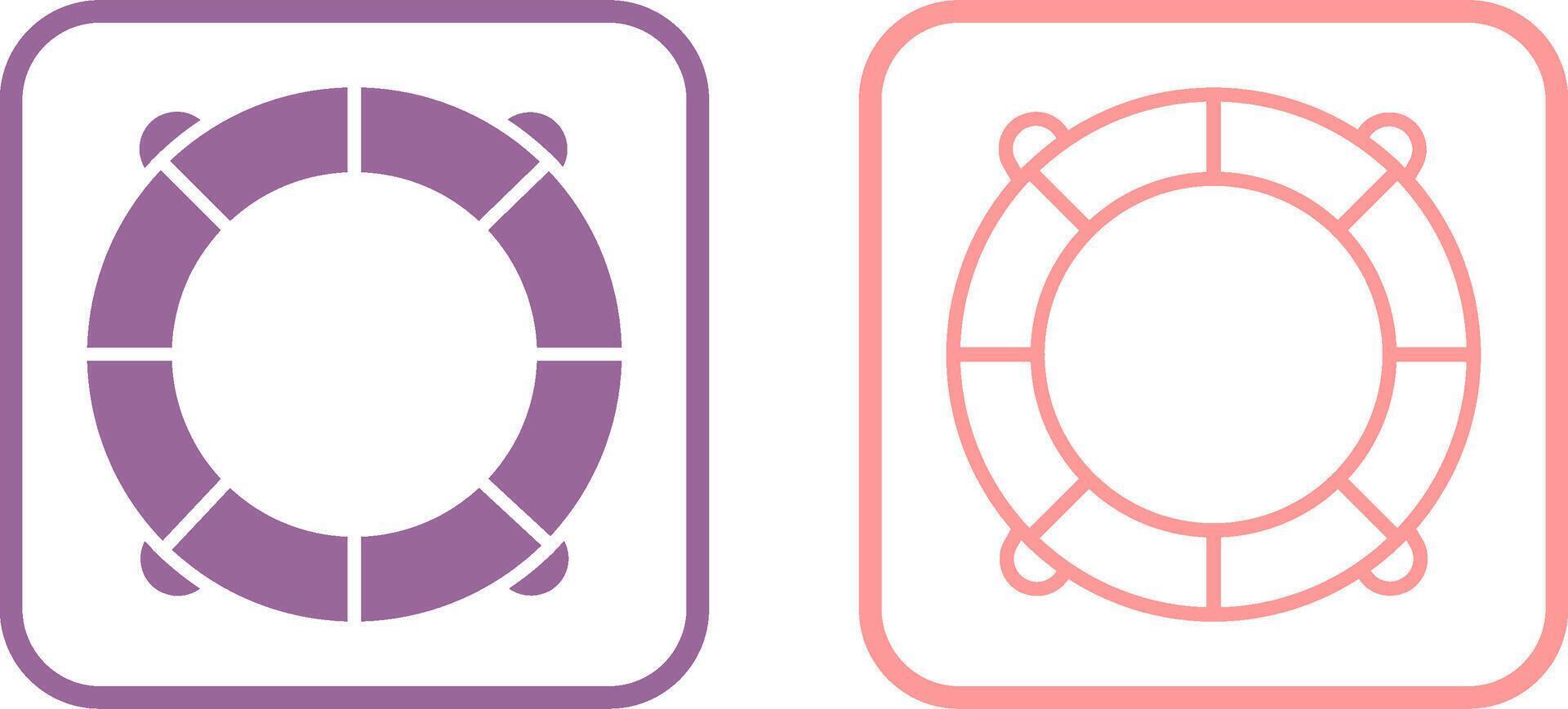 Life Saving Tube Vector Icon