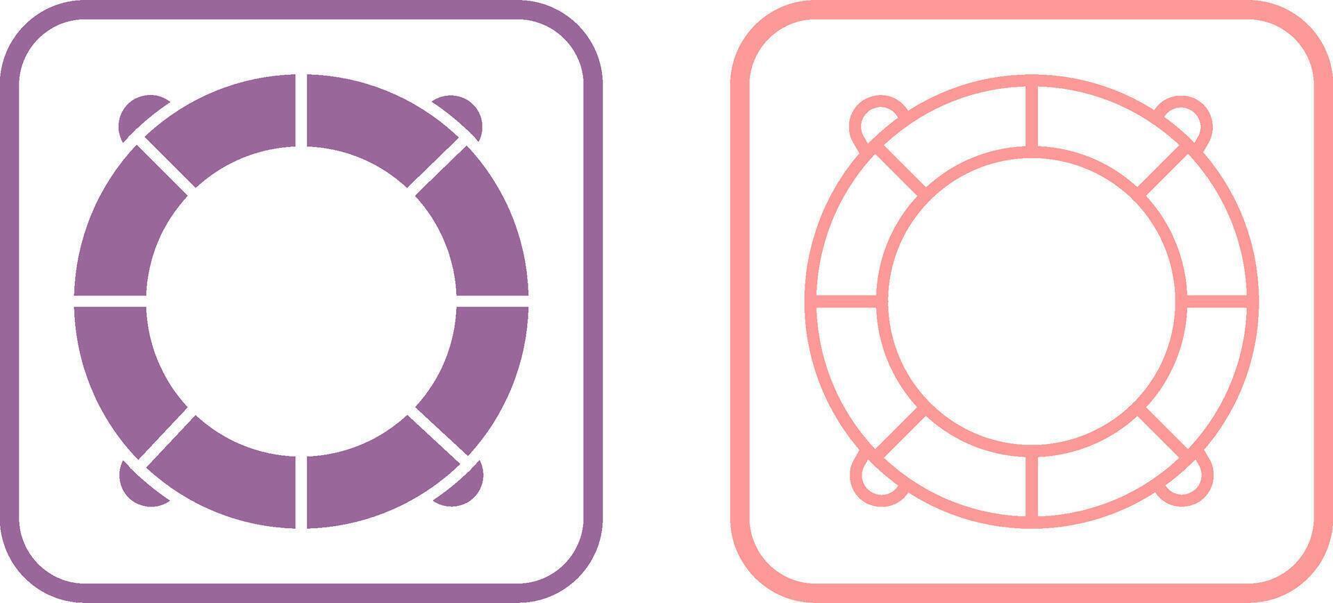 Life Saving Tube Vector Icon