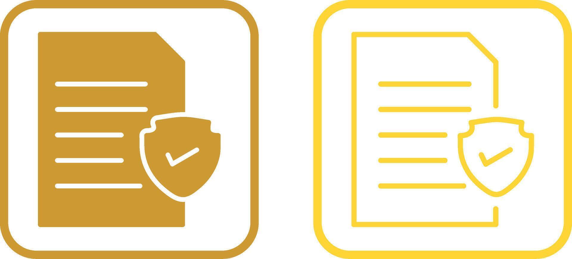 File Protection Vector Icon