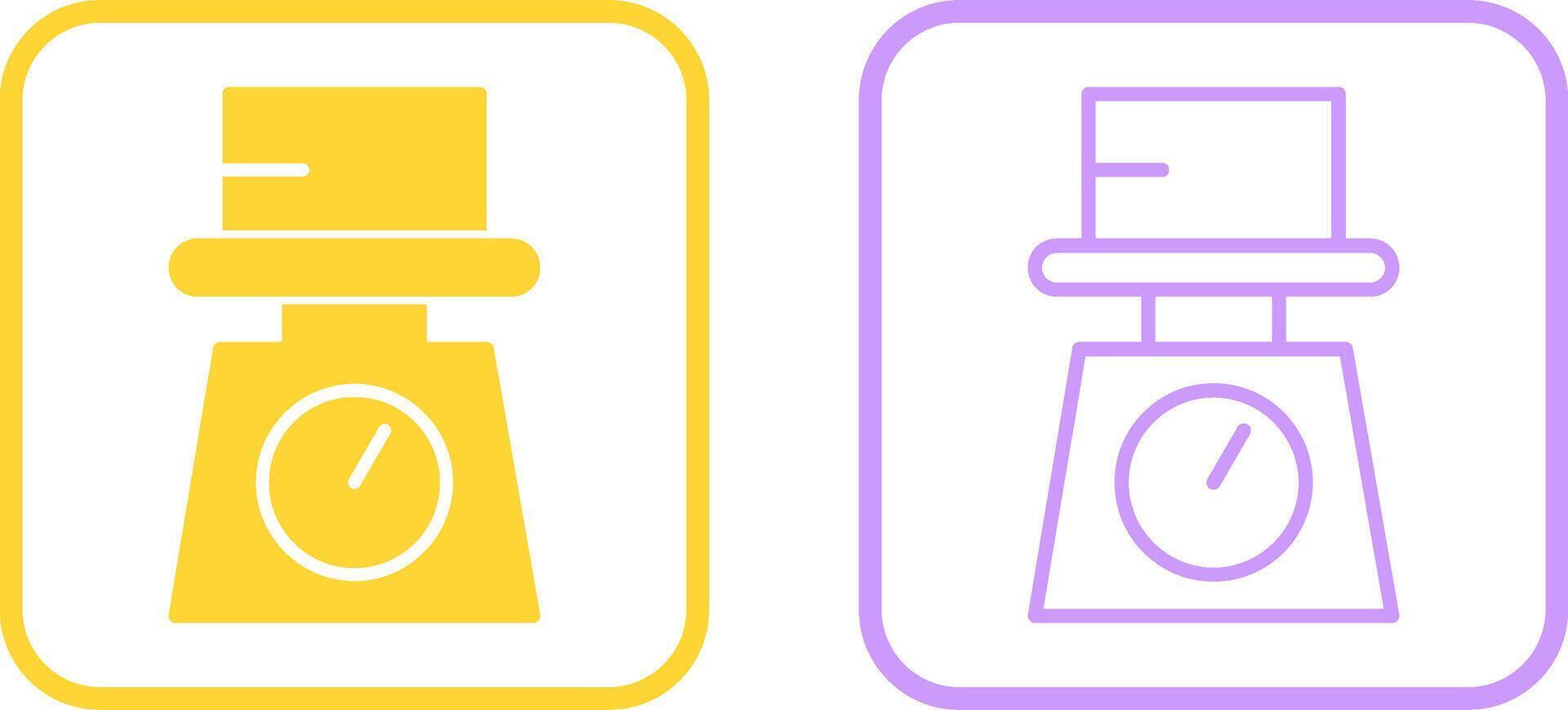 Weight Scale Vector Icon