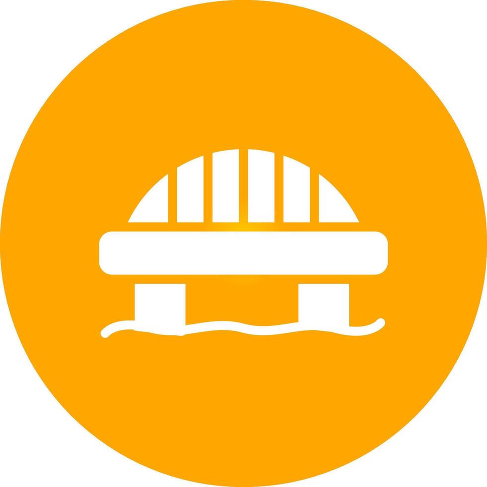 Bridge Creative Icon Design vector