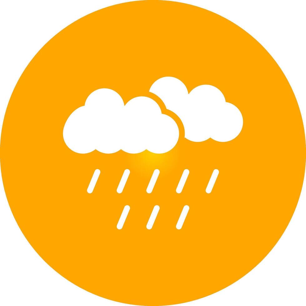 Rainy Day Creative Icon Design vector