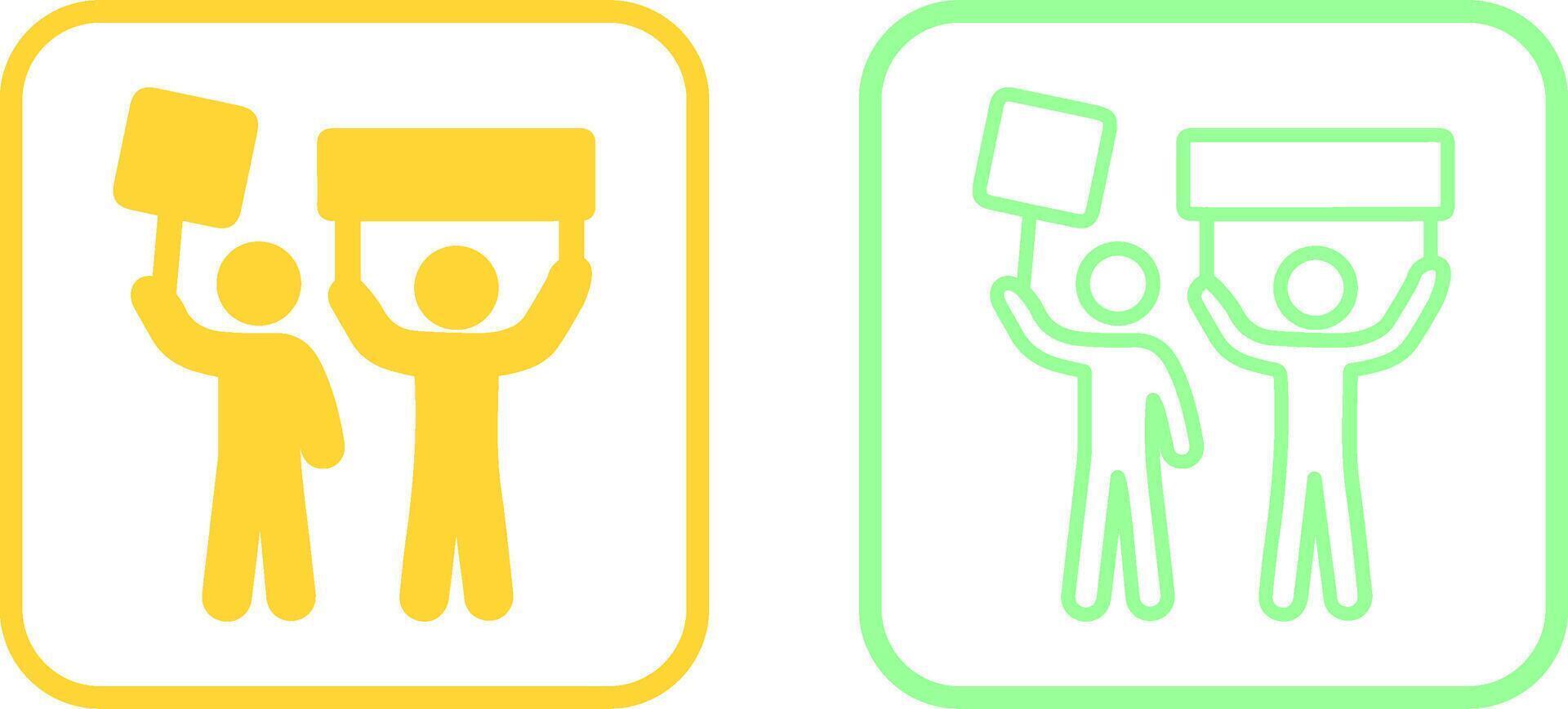 Protester Vector Icon