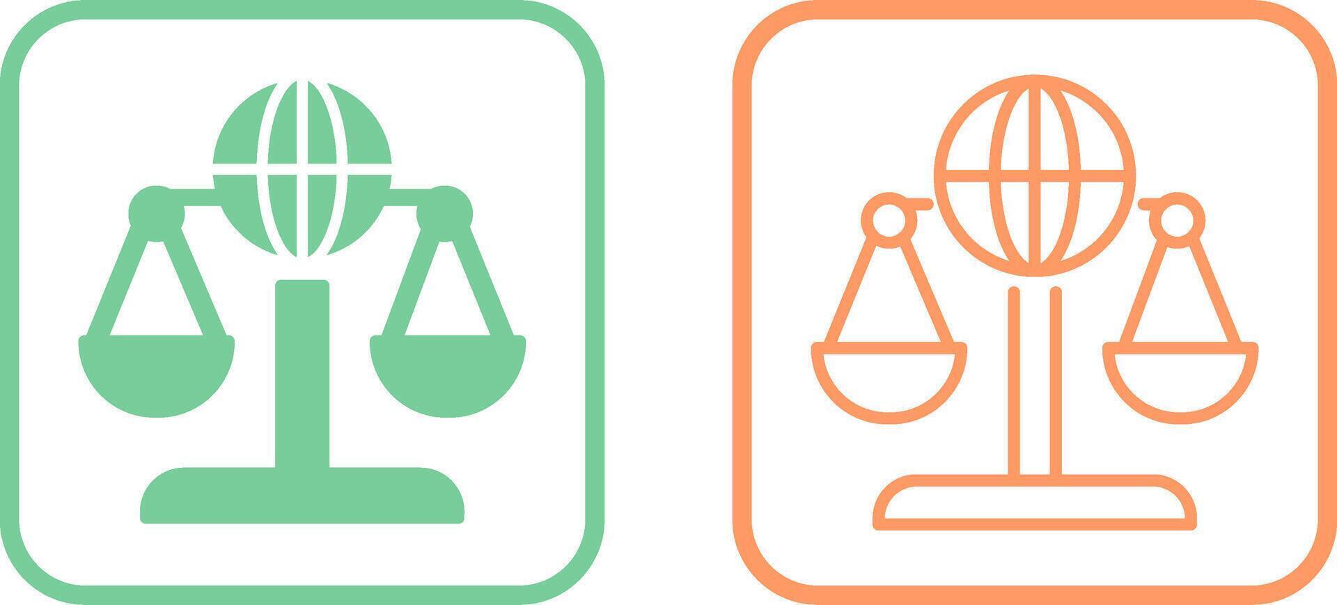 International Law Vector Icon