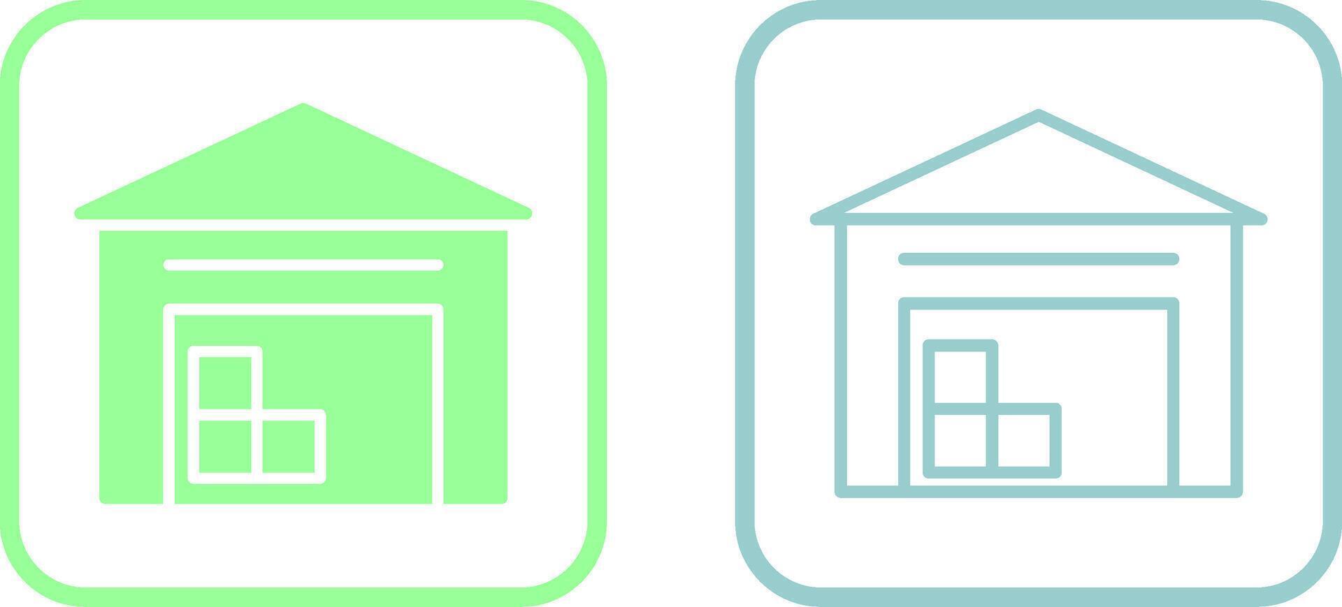 Warehouse Vector Icon