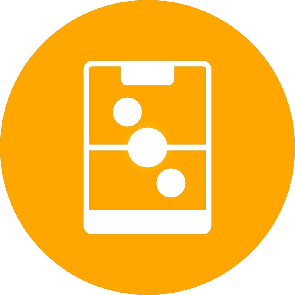 Glyph Smart Circle Gradient vector