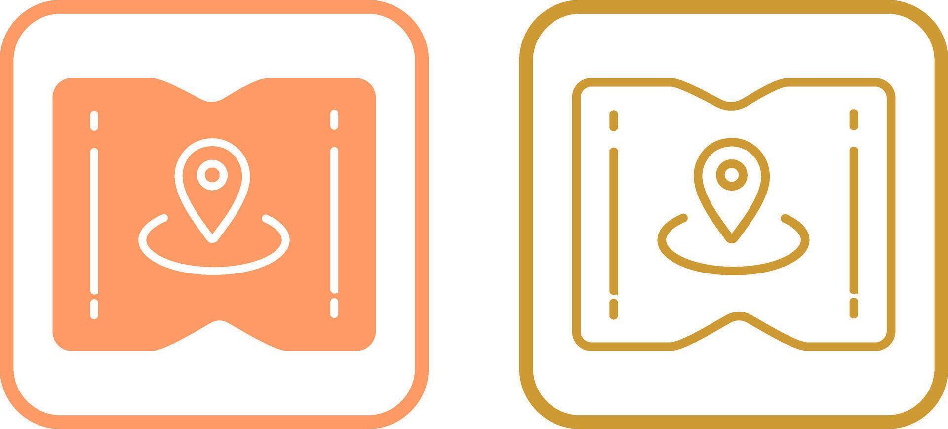 Map and Location Vector Icon