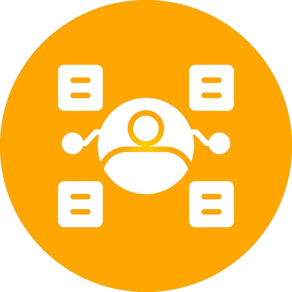 User Predictions Creative Icon Design vector