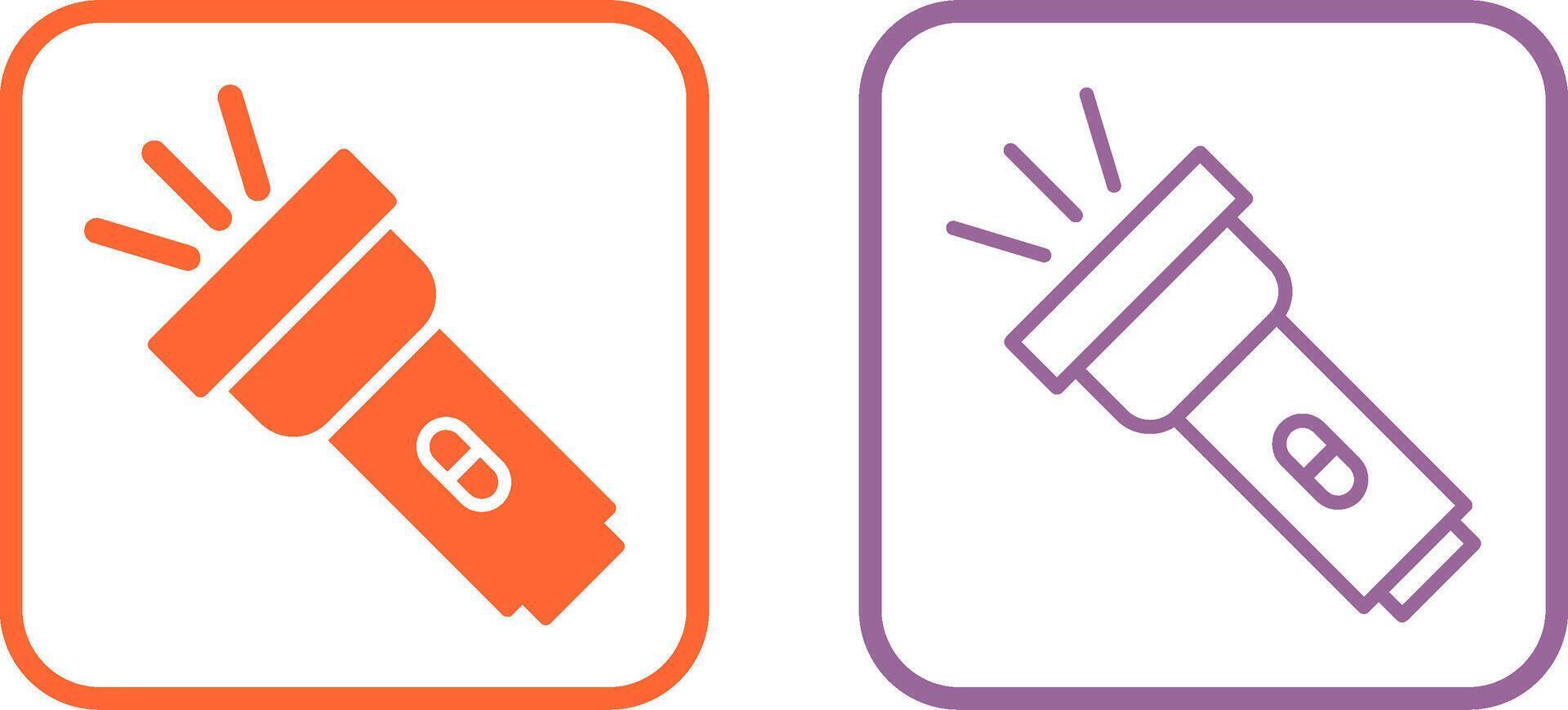 Flashlight Vector Icon