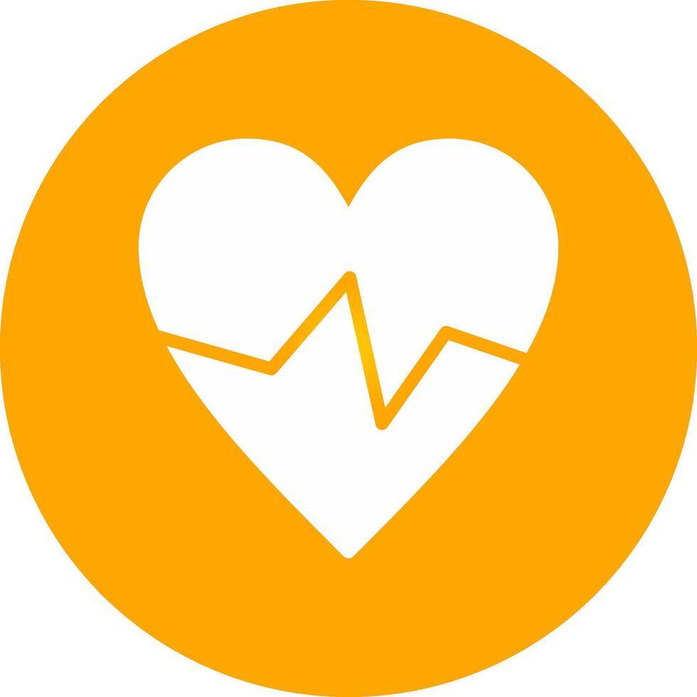 Heart Rate Creative Icon Design vector