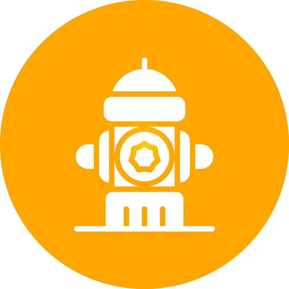 Hydrant Creative Icon Design vector