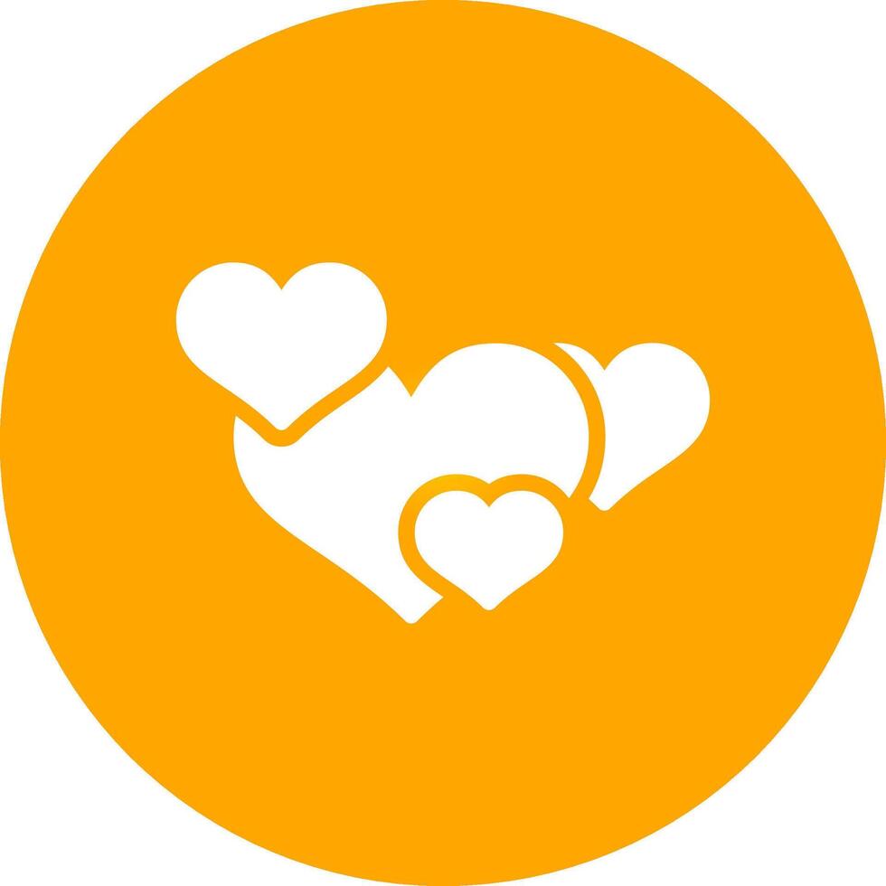 diseño de icono creativo de corazones vector