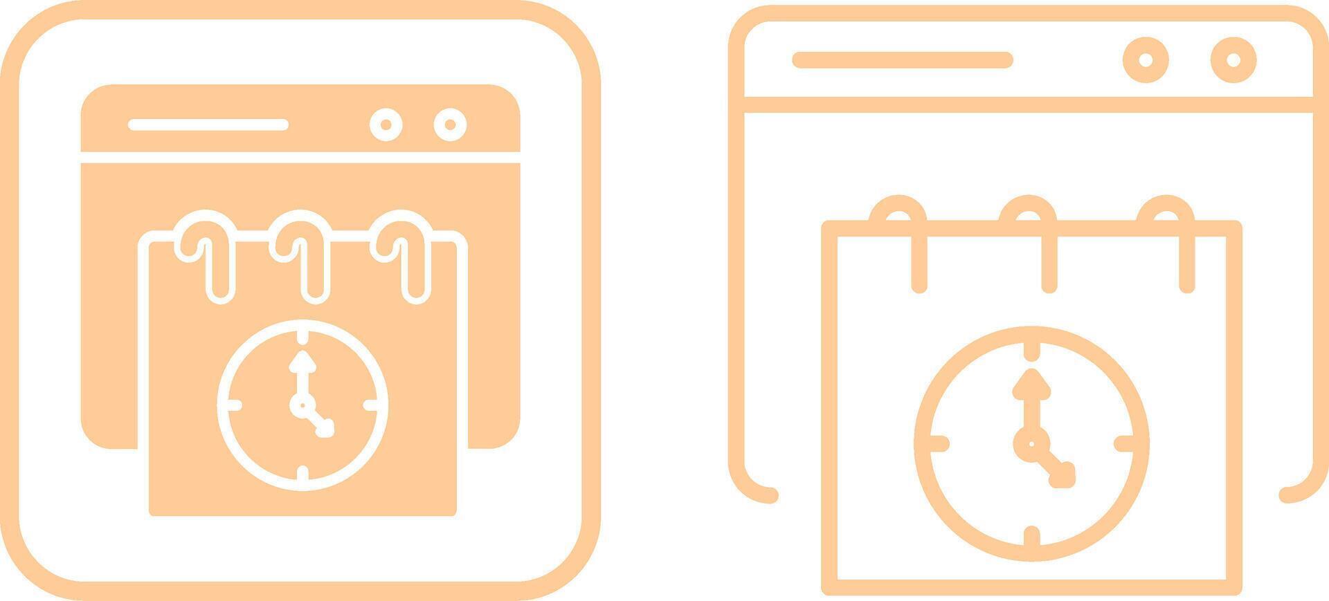 Deadline Web Vector Icon