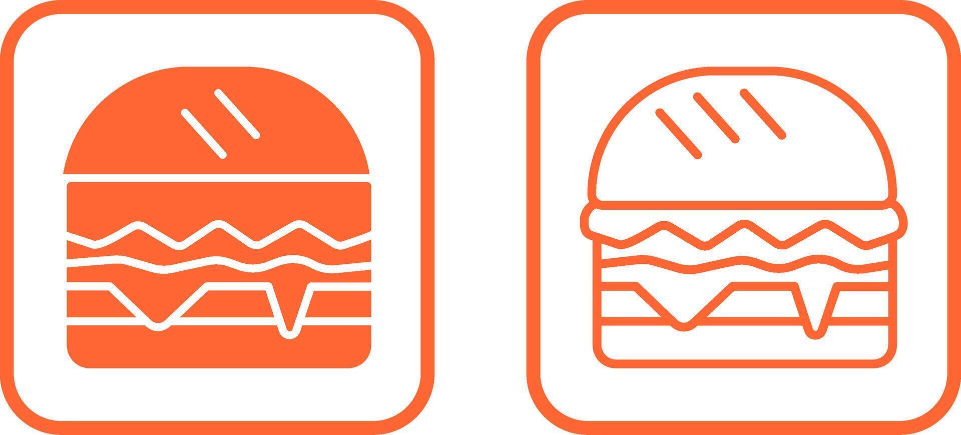 Hamburger Vector Icon